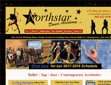 Tablet Screenshot of northstardance.com
